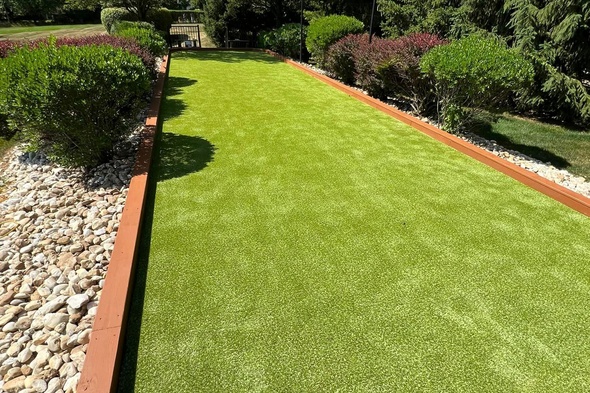 Albuquerque Bocce Ball Court featuring artificial grass