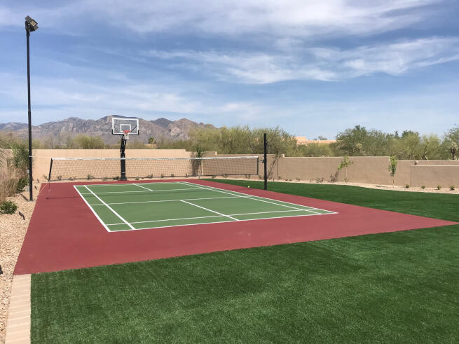 Albuquerque Pickleball Court and Basketball Net